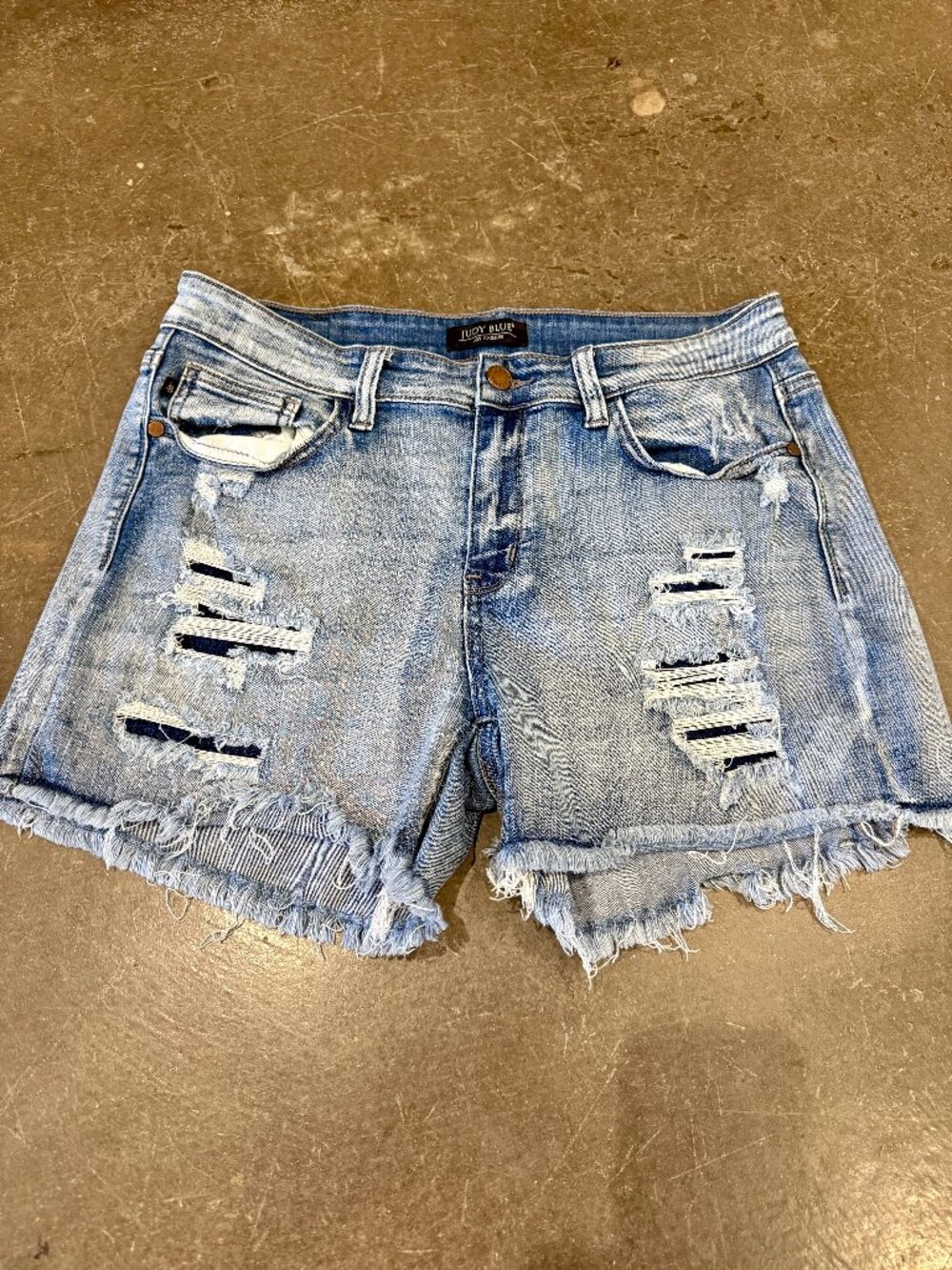 Judy Blue Distressed Jean Shorts